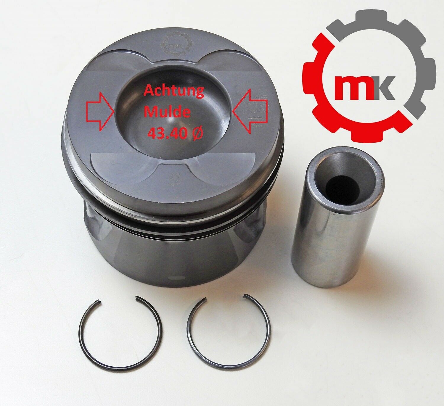 OM642 320 350 V6 CDI W204 W221 piston 4-6 oversize +0.50mm A6420300617